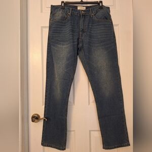 Classic Straight-Leg Denim Jeans